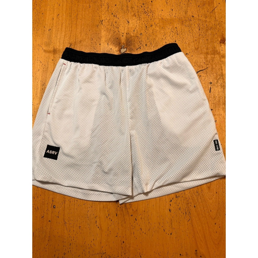 ASRV 0795 SilverPlus Mesh Reversible Short - Black/White‎ - X Large
